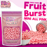 Freeze Dried Fruit Burst Mini Candy All-Pink