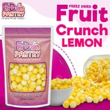 Freeze Dried Fruit Crunch Lemon Candy Sour 5 oz