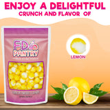 Freeze Dried Fruit Crunch Lemon Candy Sour 5 oz