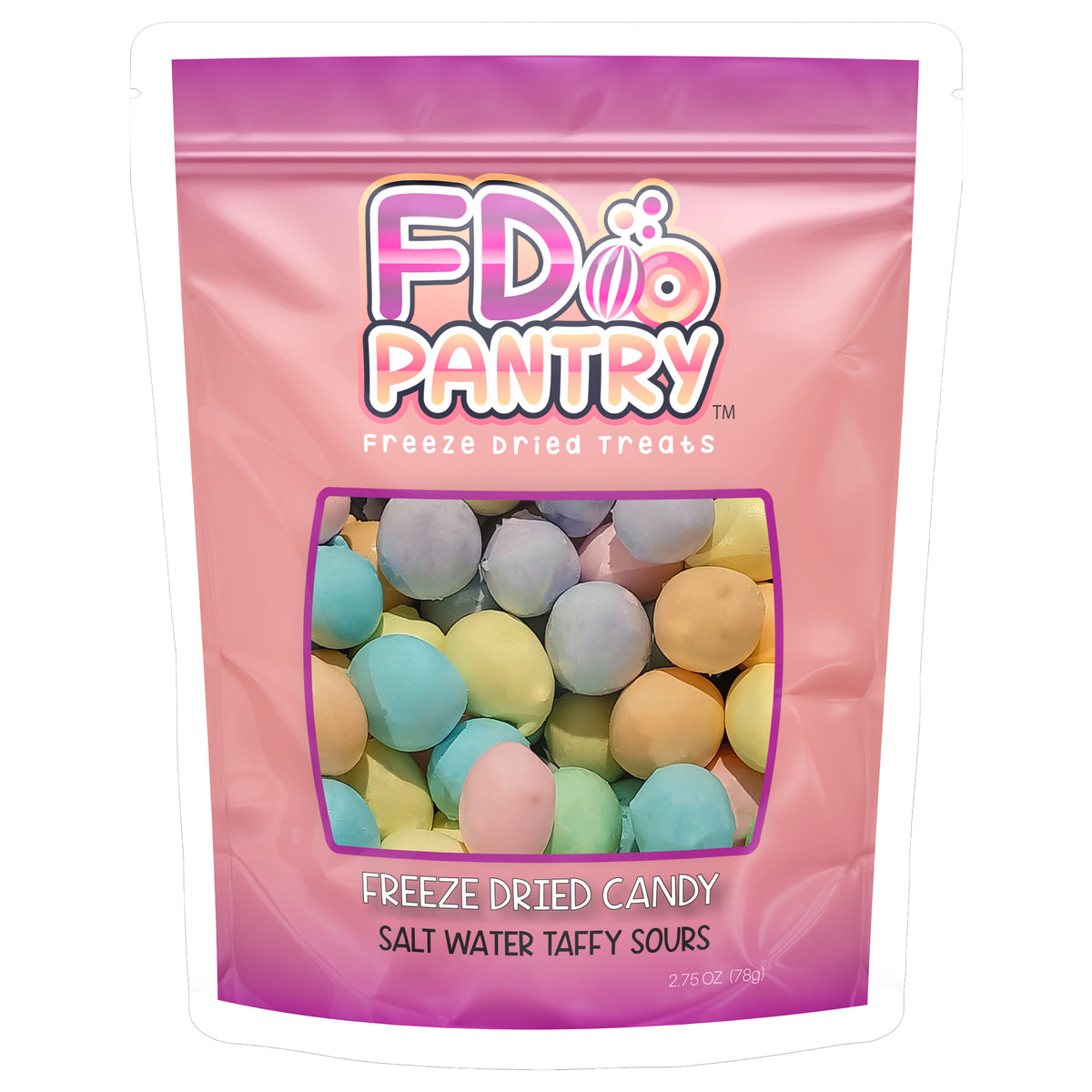 Freeze Dried Salt Water Taffy Large - Sours 2.75 oz – FD Pantry