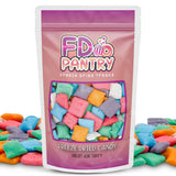 Freeze Dried Fruit Taffy Candy Air Taffy