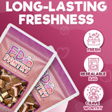 Freeze Dried Ice Cream Sandwich Bites 2 pack Crunchy & Sweet - Neapolitan