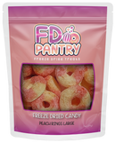 Freeze Dried Peach Rings 7 oz