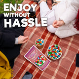 Freeze Dried Fruit Taffy Bites Candy Air Taffy 4 oz