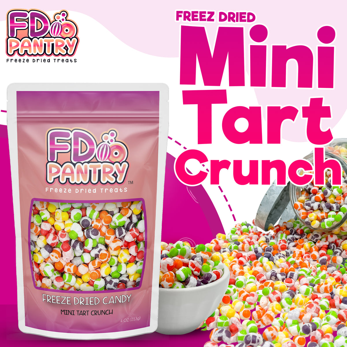Freeze Dried Tart Mini Candy 4 oz – FD Pantry