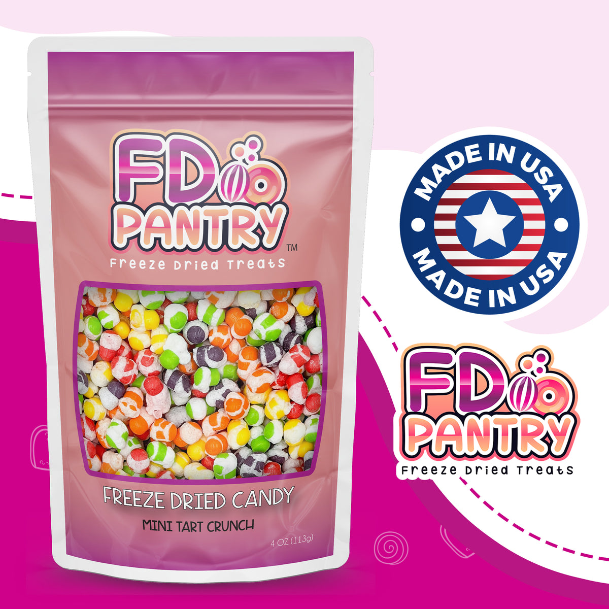 Freeze Dried Tart Mini Candy 4 oz – FD Pantry