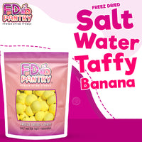 Freeze Dried Salt Water Taffy Large - Banana 2.75 oz