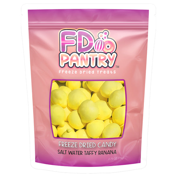Freeze Dried Salt Water Taffy Large - Banana 2.75 oz