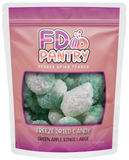 Freeze Dried Green Apple Gummy Rings Candy 5.5 oz