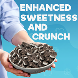 Freeze Dried Ice Cream Sandwich Bites - Cookie Crunch - Crunchy & Sweet Snack 2oz