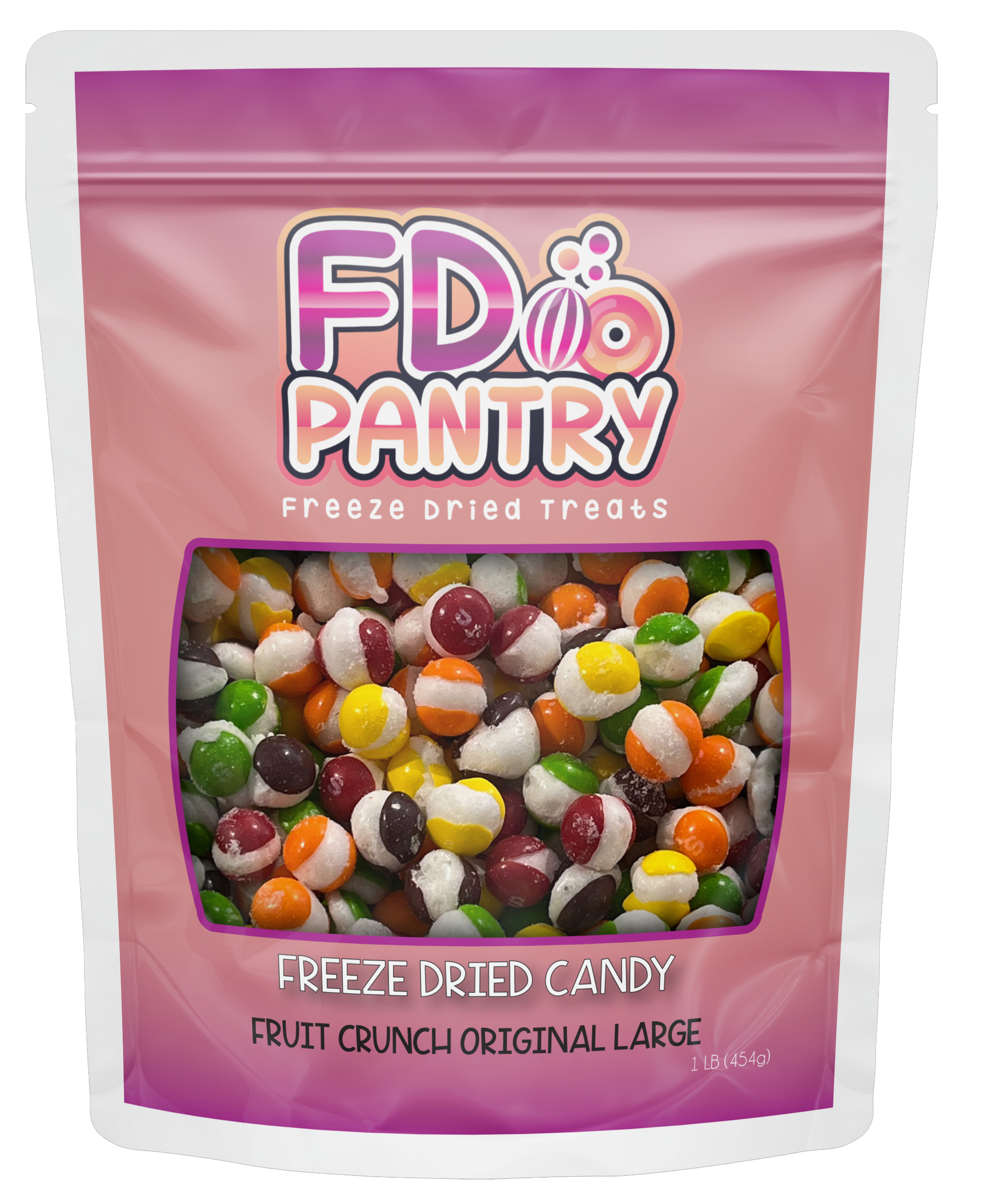 Freeze Dried Fruit Crunch Original - Large Bag 1 lb – FD Pantry Freeze Dried Fruit Crunch Original - Large Bag 1 lb – FD Pantry
