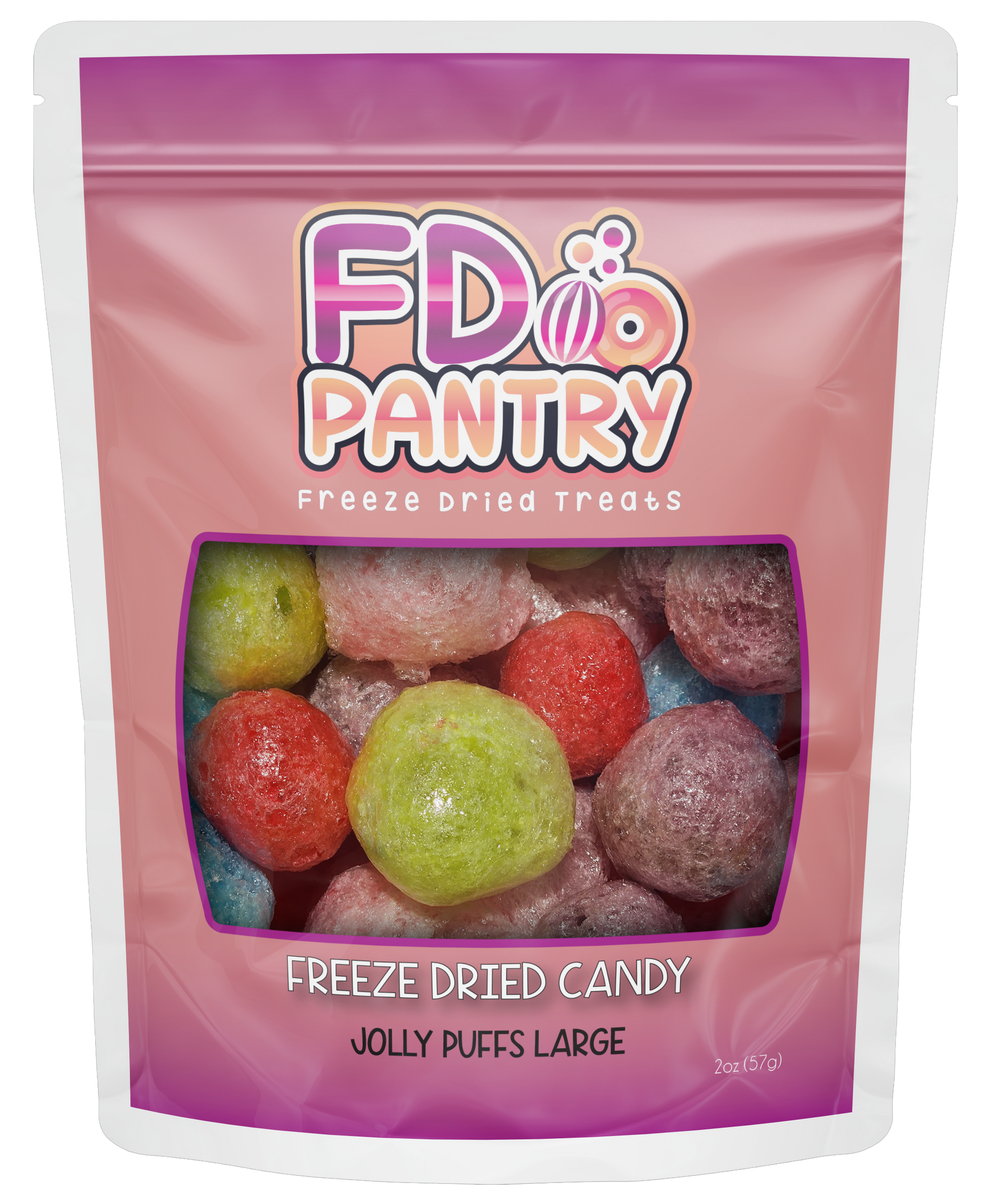 Freeze Dried Jolly Puffs Candy -Large Bag – FD Pantry