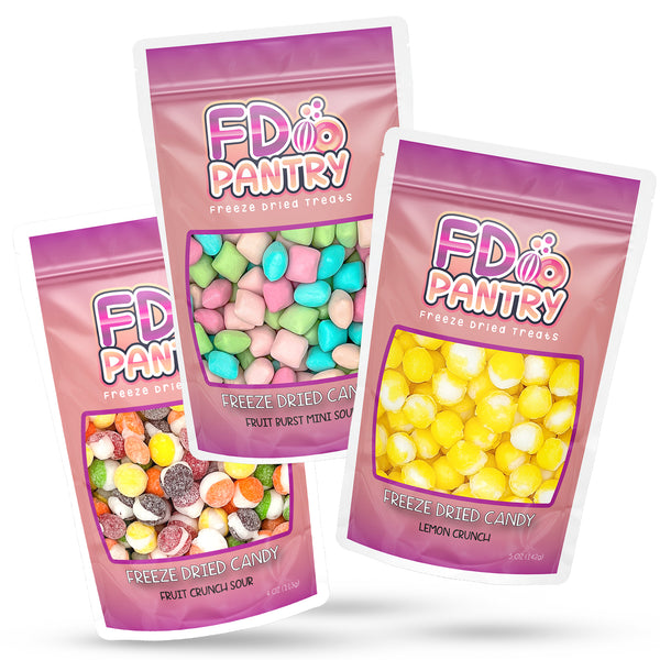 Freeze Dried Candy Sour 3 pack