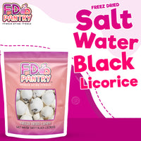 Freeze Dried Salt Water Taffy Large - Black Licorice 2.75 oz