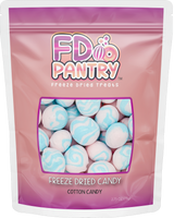 Freeze Dried Salt Water Taffy Cotton Candy 2.75 oz
