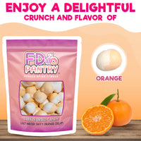 Freeze Dried Salt Water Taffy Large - Orange Cream 2.75 oz