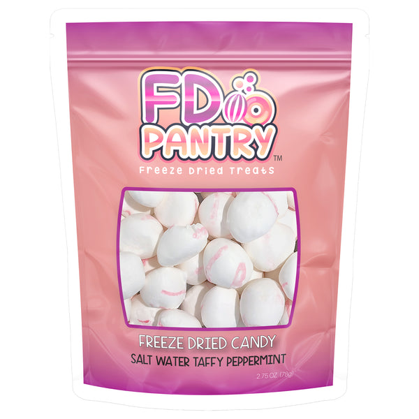 Freeze Dried Salt Water Taffy Peppermint 2.75 oz