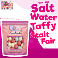 Freeze Dried Salt Water Taffy Large - Statefair 2.75 oz