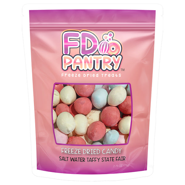 Freeze Dried Salt Water Taffy Large - Statefair 2.75 oz