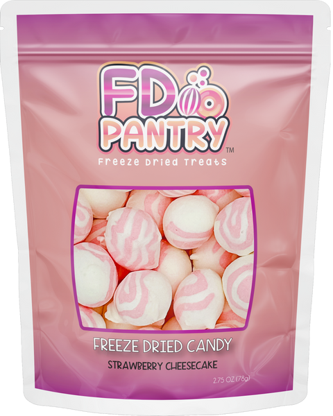 Freeze Dried Salt Water Taffy Strawberry Cheesecake 2.75 oz