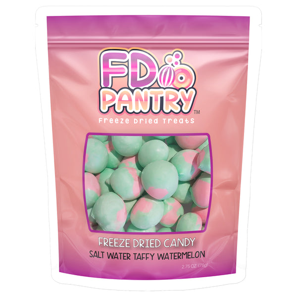 Freeze Dried Salt Water Taffy Large - Watermelon 2.75 oz