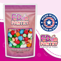 Freeze Dried Fruit Taffy Bites Candy Air Taffy 4 oz