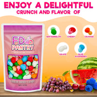 Freeze Dried Fruit Taffy Bites Candy Air Taffy 4 oz