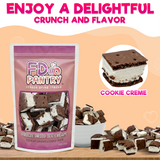 Freeze Dried Ice Cream Sandwich Bites - Cookie Creme - Crunchy & Sweet Snack 2oz