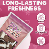 Freeze Dried Ice Cream Sandwich Bites - Cookie Creme - Crunchy & Sweet Snack 2oz