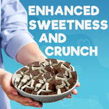 Freeze Dried Ice Cream Sandwich Bites - Cookie Creme - Crunchy & Sweet Snack 2oz